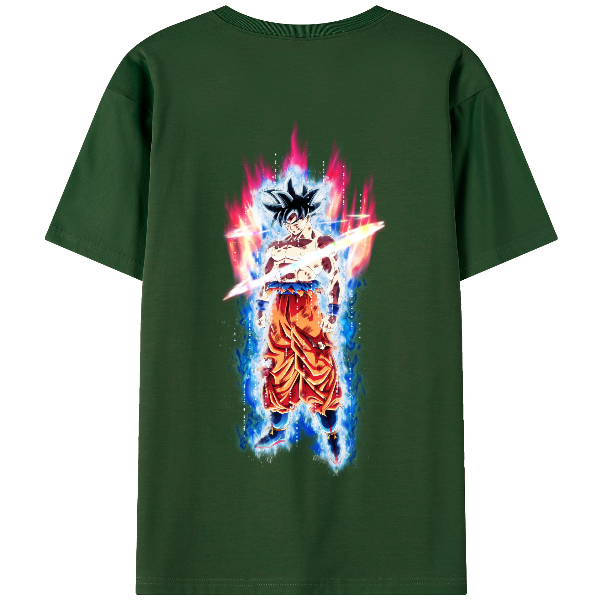 （画像用） ドラゴンボール 孫悟空（そん ごくう）Son Goku カカロット DRAGON BALL Kakarotto 綿100％半袖Tシャツ（背面プリント）